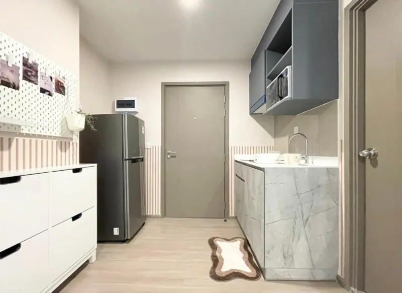 ให้เช่า Aspire รัชโยธิน ชั้น 4 ห้อง STUDIO สวย ตกแต่งสไตล์มินิมอล น่าอยู่สุดๆ ไม่จองพลาดมาก