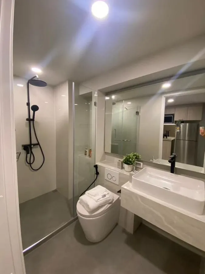 Down payment for sale, Origin Place Phetkasem, 16th floor, BTS view, Duo Space room, if interested in owning it, reserve quickly.