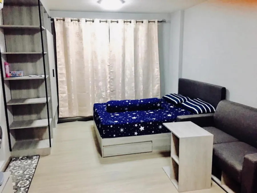 For rent, D Condo Campus Kamphaeng Saen, electrical appliances ready to reserve !!