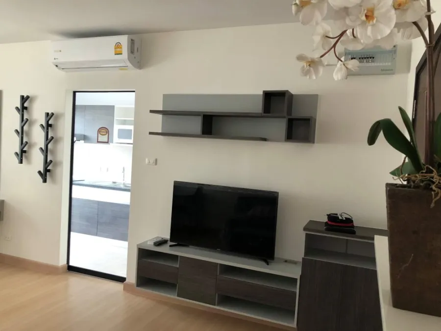 Condo for sale, Supalai Loft, Khae Rai Station, 8th floor, color tones, easy to decorate. Fully furnished, reserve now.