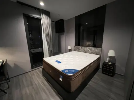 For sale: Ideo Mobi Rangnam, 15th floor, Santiphap Park view, very beautiful room, fully furnished, livable, book now, don't miss it.