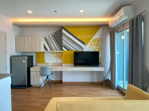 Condo for rent, Lumpini Park, Vibhavadi-Chatuchak, 14th floor, garden view, new condition, ready to move in, good location, do not miss