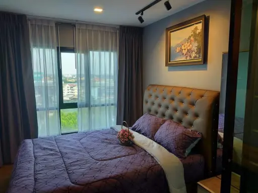 Ready to rent Regent Home 18 Chaengwattana, Lak Si, furnished + electrical appliances, good price, reserve now.