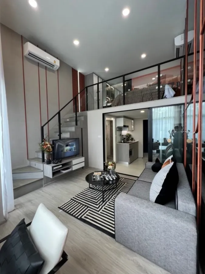 ขายดาวน์คอนโด โครงการ ออริจิ้น ปลั๊ก แอนด์ เพลย์ สิรินธร สเตชั่น 1 Bedroom Duo ชั้นสูง ราคาดี จองเลย