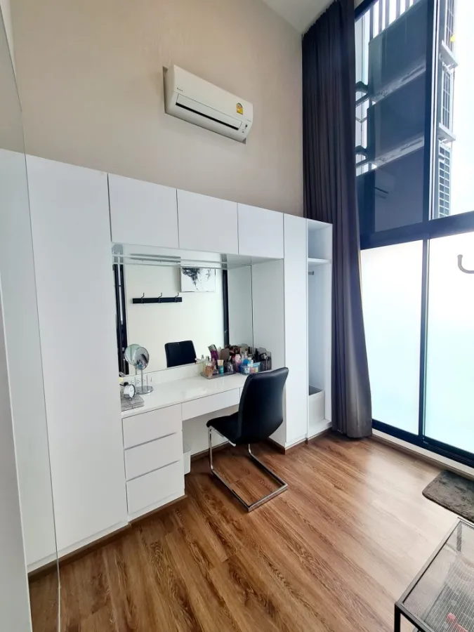Condo for rent, Knightsbridge Phaholyothin-Interchange, 14th floor, Duplex 1 bed plus, beautiful room, ready to move in, book now.