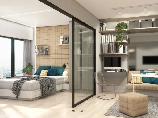 Condo for sale, Noww mega, Building A, room size 25.08 sq m, high floor, very attractive price, reserve now. images
