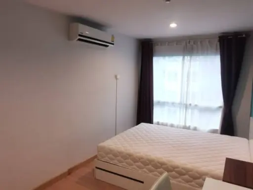 For rent, The Kith Plus Nawamin, studio room, 5th floor, fully furnished, electrical appliances. You can only come in.