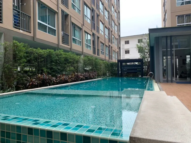ขาย นิช ไอดี สุขุมวิท 113 ห้องเปล่า โล่งโปร่งสบาย แต่งผนังสบายตา สายรีโนเวทห้องจองด่วนจ้า