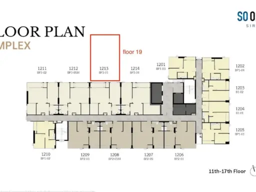 Selling down payment, So Origin Siriraj, 19th floor, North side, good project, complete common area, reserve now, don't wait.