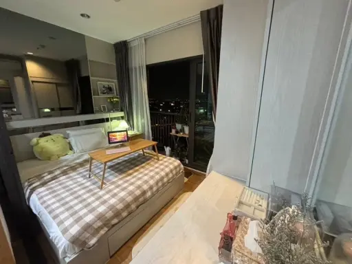 ให้เช่า The Tree RIO Bang–Aor Station ชั้น 37 ทิศเหนือ ระเบียงห้องวิวแม่น้ำ แต่งครบ พร้อมอยู่ จองเลย images