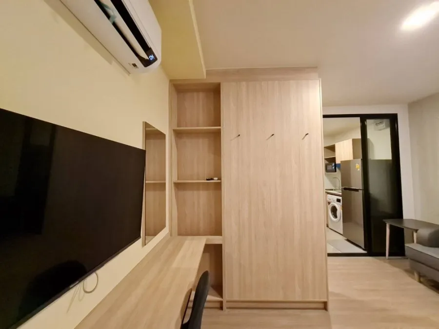 Condo for rent: The Muve Kaset, nice room, built-in decoration + attached Wall Paper for the whole room, plus a good price, don't miss it