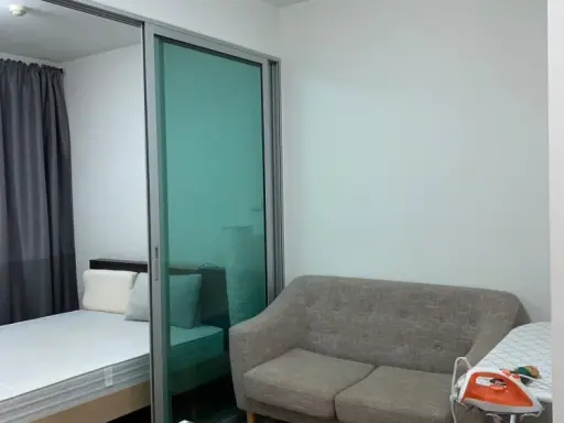 For rent!! Condo A Space has Bangna, corner room, very private. Divided into proportions, low price, hurry and reserve now!!
