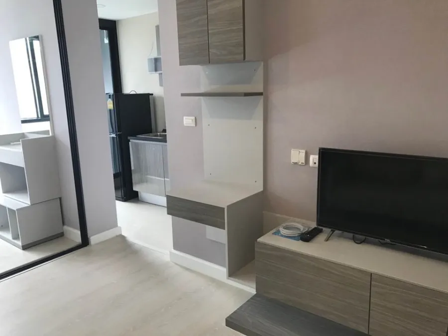 For rent, The Cube Plus Minburi, the room is ready to move in, complete here, you can just move in. Don't wait. Hurry up to reserve.
