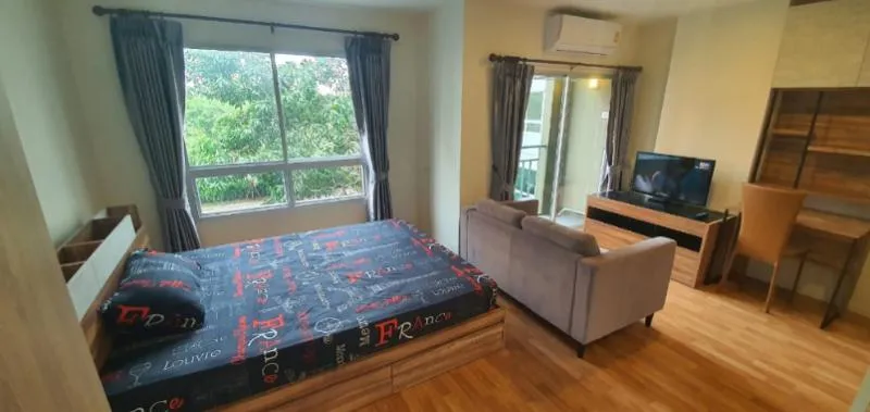 ให้เช่า คอนโด ลุมพินี วิลล์ สุขุมวิท 76–แบริ่ง 1 Studio 1น้ำ ห้องสวน วิวสระ เฟอร์ครบพร้อมอยู่