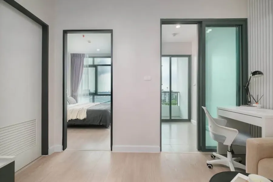 For sale: Metro Sky Prachachuen, 1 bedroom, 1 bathroom, beautifully decorated, 9th floor, beautiful view, not blocked, don't miss it.