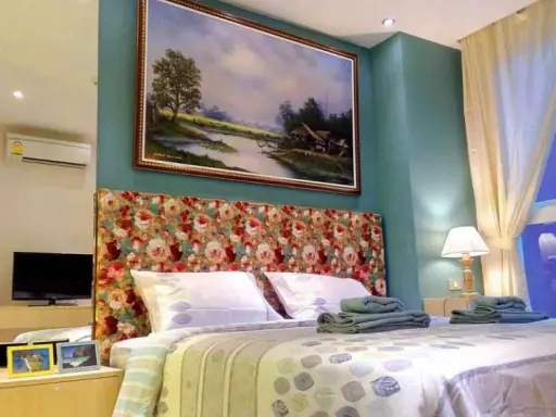 Condo for rent, Grand Caribbean Resort, Pattaya, pool view, fully furnished, ready to move in, don't wait. images
