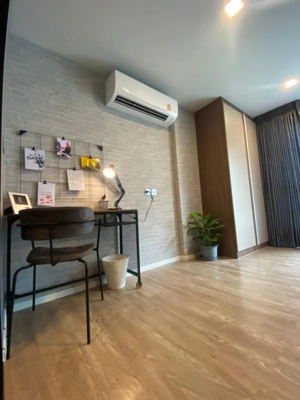 อย่าช้านะจ๊ะ ของดีมีน้อย ห้อง Midnight Blue Twin Bed Room แต่งสวยสุดๆๆให้เช่า เคฟ ทาวน์ สเปซ