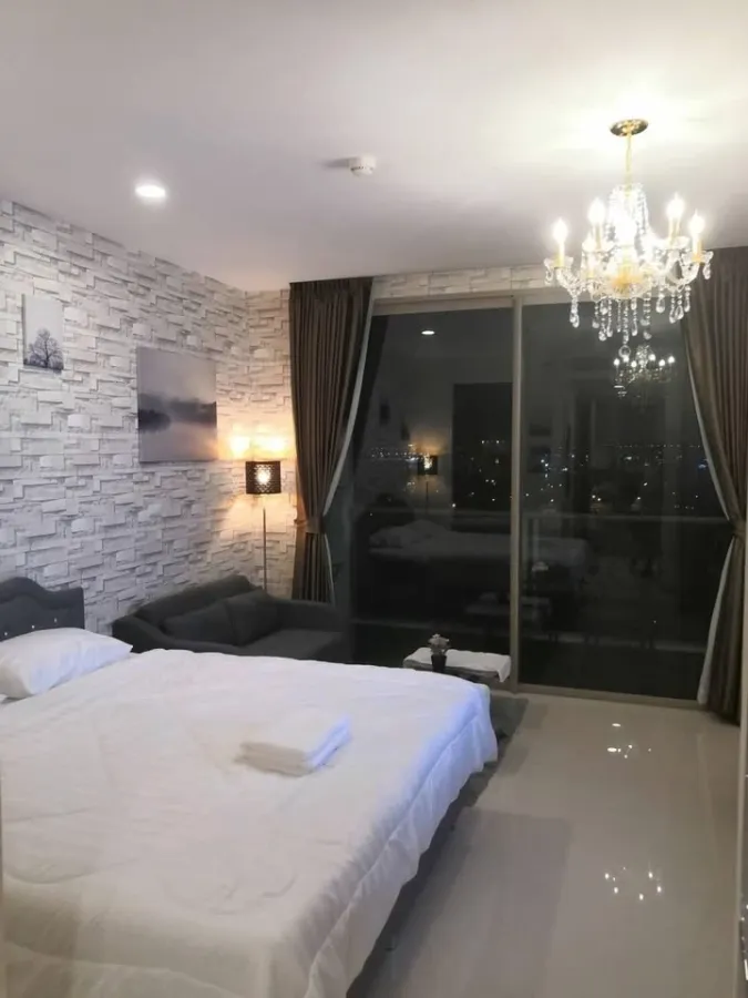 ให้เช่า The Riviera Wong Amat Beach ห้องชั้นสูงน่าอยู่ เฟอร์ครบ รีบจองเลย