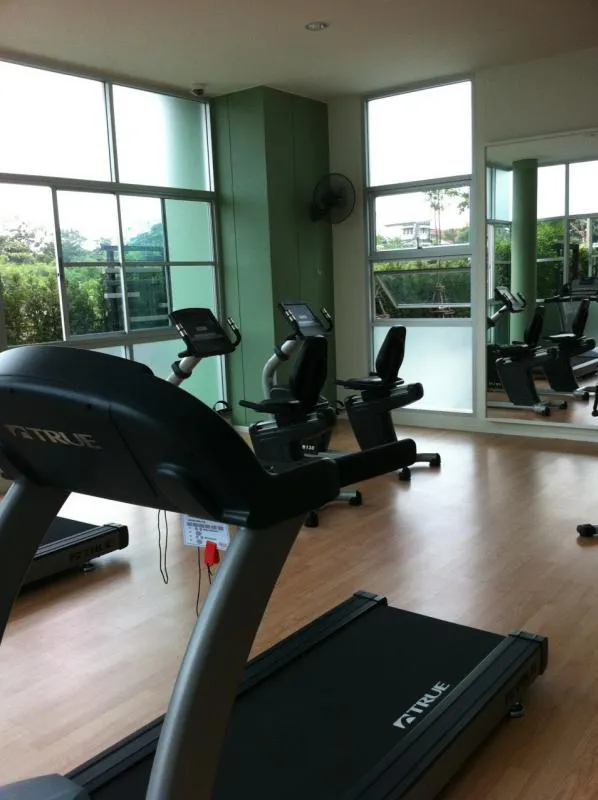 Condo for rent, Lumpini Ville Sukhumvit 77, beautiful room, lots of furniture, beautiful city view, good location, suitable for working people, near BTS.