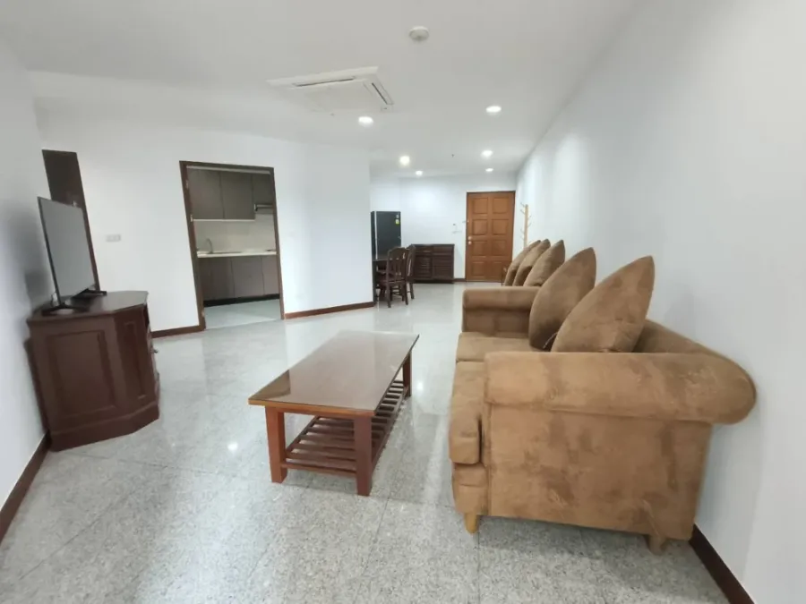 Condo for rent at Wittayu Complex, 2 bedrooms, 2 bathrooms, 14th floor, high floor with great views, fully furnished and equipped with appliances. Boo