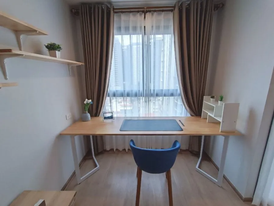 Condo for rent, Ideo Rama 9-Asoke, 15th floor, STUDIO room decorated with style. Can't reserve now. Hurry up.