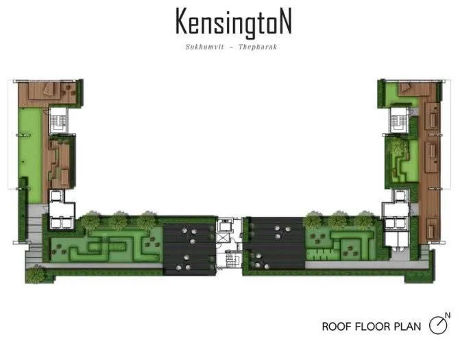 For sale: Kensington Sukhumvit-Theparak, unblocked view, 1 bedroom, complete amenities. Just come and move in.
