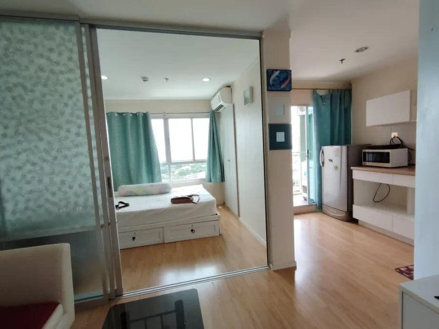 For rent Lumpini Ville Prachachuen - Phongphet 2 rooms ready to move in, high floor, fully furnished, affordable price. Good like this, if you don't b