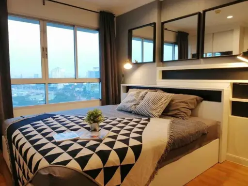 For rent, Lumpini Place Rama 9-Ratchada, great view, beautiful built-in, fully furnished, full electrical appliances, book now images