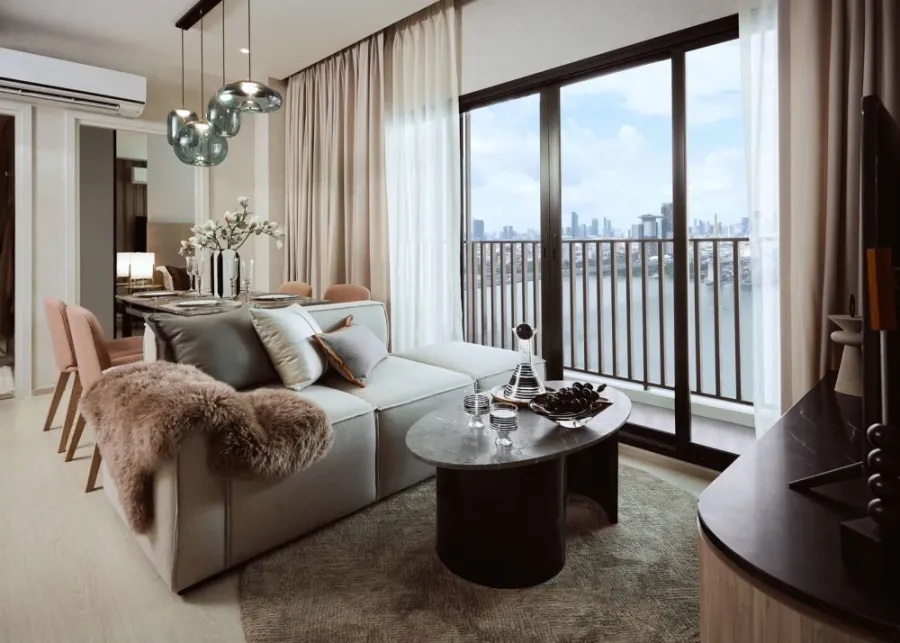 Selling down payment NUE RIVEREST Ratburana, 18th floor, good project, great location, interested, reserve now.