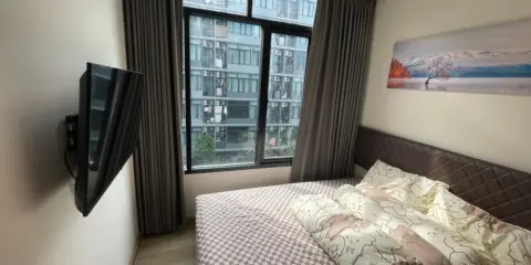 ให้เช่า The Indeed Condo Amata ชั้น 4 ได้วิวสระแจ่มๆ ห้องตกแต่งอย่างดี ราคาเบาๆ จองเลย
