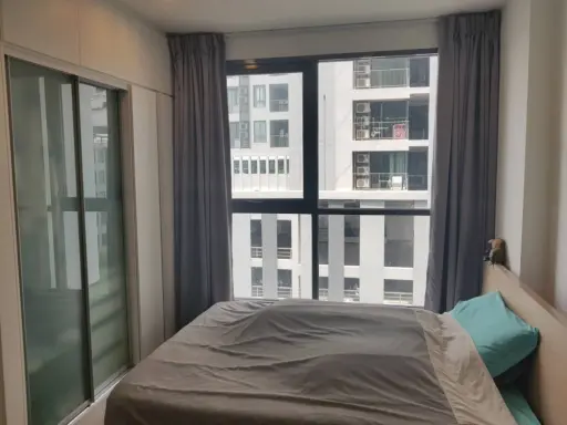 For rent, Ideo Mobi Sukhumvit, ready to move in, convenient to travel, can't miss it.