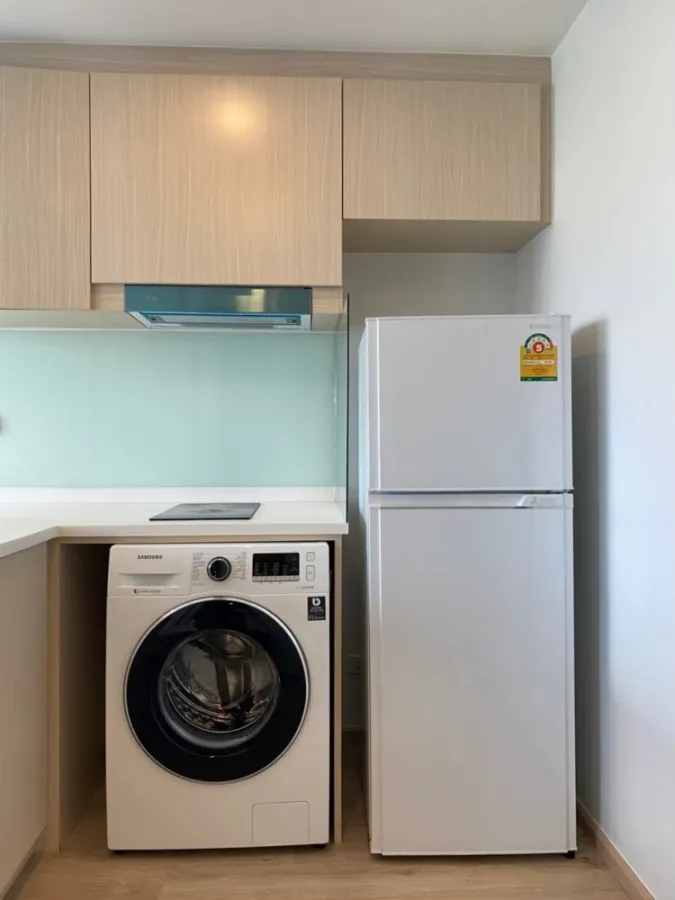 For rent!! Condo Serio Sukhumvit 50, new condo, fully furnished Convenient transportation near BTS On Nut, don't miss it!!