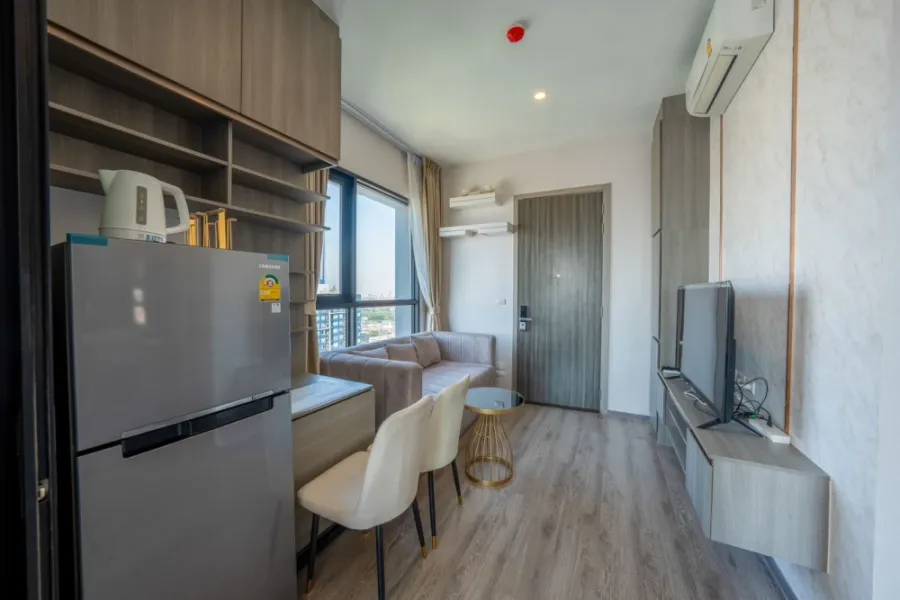 ให้เช่า Knightsbridge Prime On-nut ห้องอยู่ชั้น 30 สูงมากๆ ได้วิวเมืองเริ่ดๆ ห้องหัวมุมเงียบสงบสุดๆ แบบนี้ต้องจอง