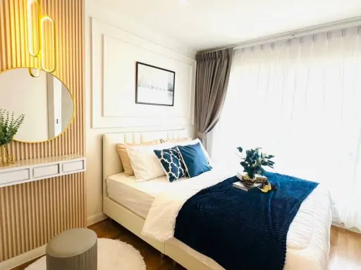 For rent: Lumpini Park Riverside - Rama 3, 32nd floor, beautiful room, fully furnished, ready to move in, reserve now, hurry!