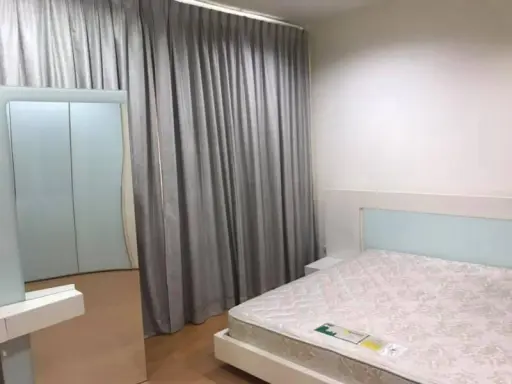 ให้เช่า Baan Klang Krung Siam-Pathumwan ห้องสวยใหม่สุดๆ แต่งคุมโทนขาว 1นอน เฟอร์จัดเต็ม รีบจองเลยจ้า
