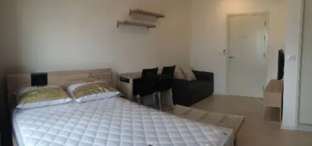 For rent Aspire Sathorn Thapra ห้องstudio เฟอร์ครบ เก็บกระเป๋า เข้าอยู่ได้เลยย ห้ามพลาดเด็ดขาดดด images