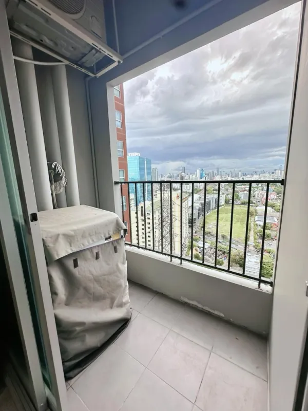 ให้เช่า Plum Condo Ramkhamhaeng Station ห้องพร้อมอยู่ เฟอร์ เครื่องใช้ไฟฟ้าครบ รีบมาจับจองเลย