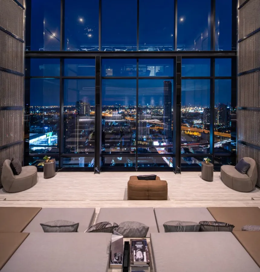 ให้เช่า KnightsBridge Prime On-nut เฟอร์นิเจอร์ครบ เครื่องใช้ไฟฟ้ามีครบ มาแต่ตัวเข้าอยู่ได้เลย