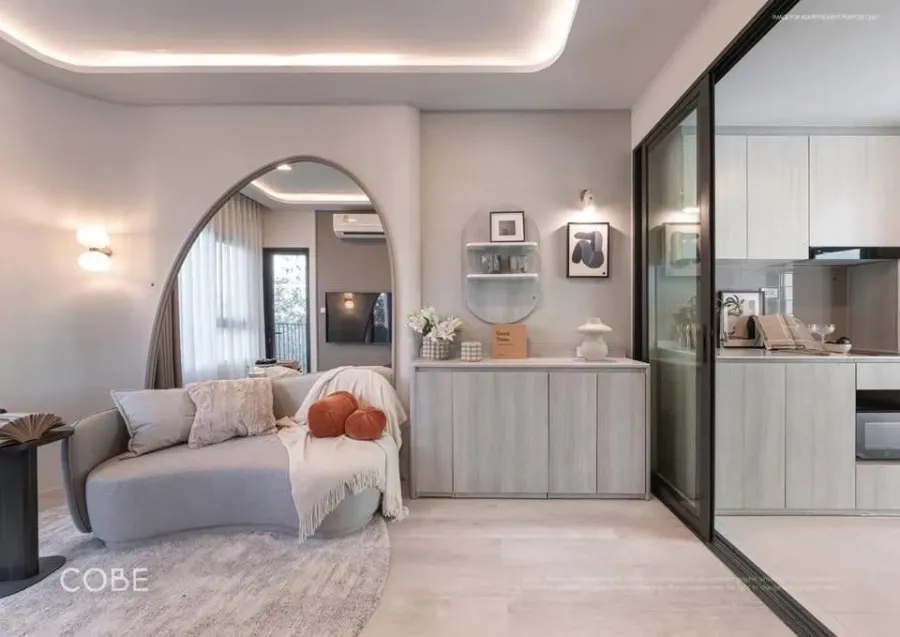ขายดาวน์ COBE Ratchada Rama 9 1 ห้องนอน 1 ห้องน้ำ สิ่งอำนวยความสะดวกครบครัน ส่วนกลางเลิศ จองเลย