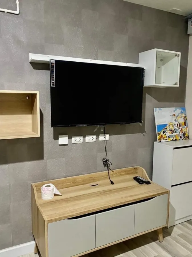 ให้เช่า คอนโด The Cube Plus Chaengwattana 1 ห้องนอน 1 ห้องน้ำ พร้อมเข้าอยู่ เฟอร์ครบ จองด่วนๆเลย