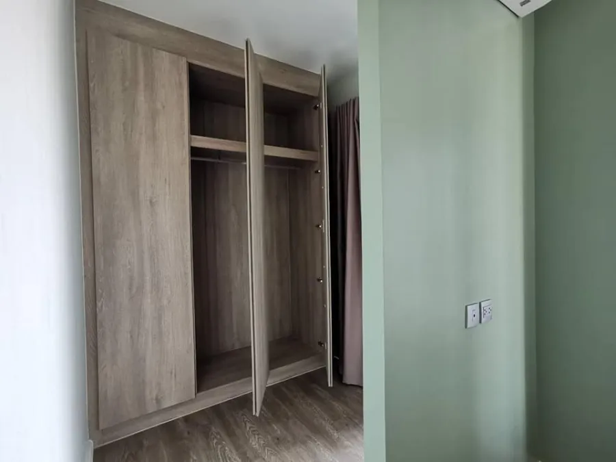 For rent, Modiz Sukhumvit 50, 14th floor, garden view, partitioned room, fully furnished, complete in one place, hurry to book