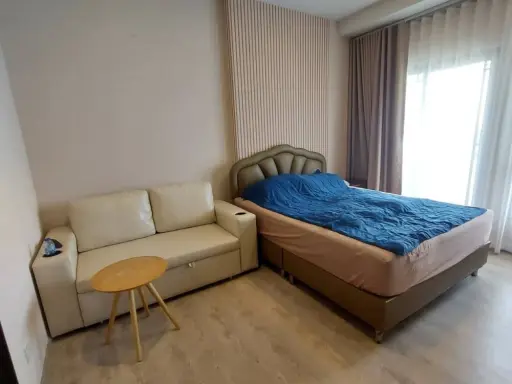ให้เช่าคอนโด​ เดอะทรี พัฒนาการ​ เอกมัย​ ห้อง​ Studio Full​ Furnish​ กระเป๋าใบเดียวสามารถ​ เข้าอยู่ได้เลย images