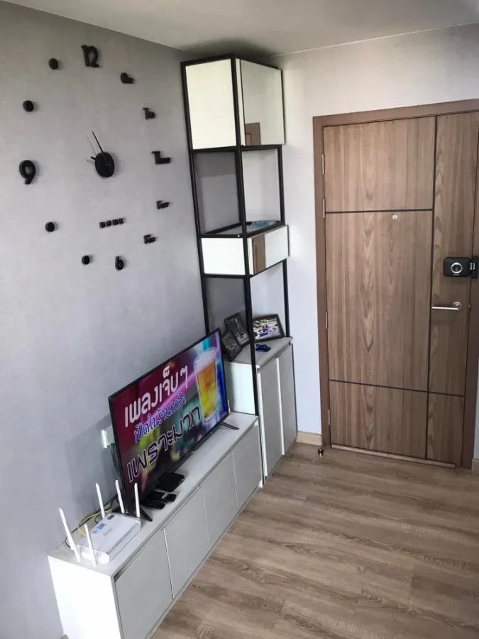 For rent, The Cube Loft Ladprao 107, nice room, fully furnished and electrical appliances. Well, this must be reserved.