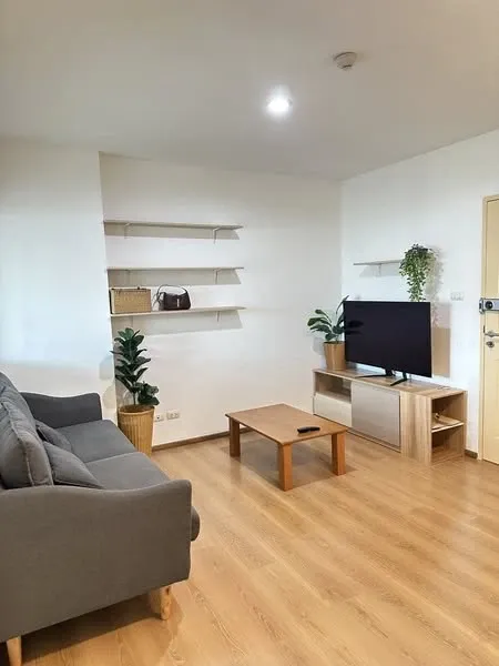 Condo for rent, SYM Vipha Ladphrao, nice room, fully furnished, appliances included, closed kitchen, well-built in, move in now!