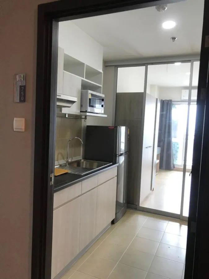 Condo for rent, Supalai Park, Talat Phlu Station, new room, fully furnished, ready to move in today, don't wait!!