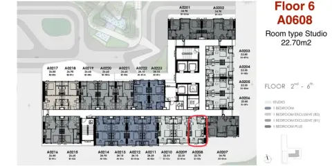 ขายดาวน์ Modiz Avantgarde ชั้น 6 Type Studio วิว ม.กรุงเทพ พลาดแล้วจะเสียใจ