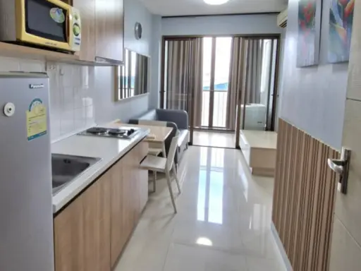Urgent for rent !! Ideo Mix Condo Sukhumvit 103, good location, convenient transportation, close to Udom Suk BTS, do not delay, book now !!