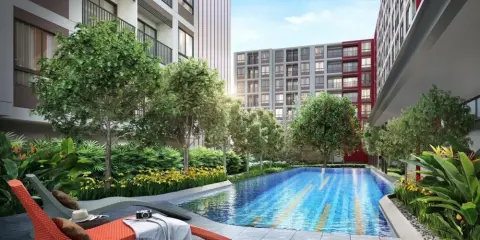 ขายดาวน์ ดีคอนโด ไฮป์ รังสิต ชั้น 4 ห้องขนาด 24.25 ตรม. Fully furnished สนใจเป็นเจ้าของ จองเลย