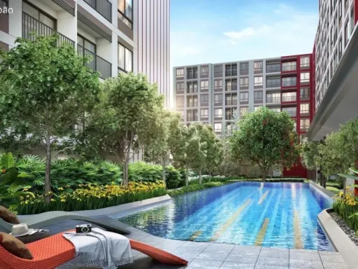 ขายดาวน์ ดีคอนโด ไฮป์ รังสิต ชั้น 4 ห้องขนาด 24.25 ตรม. Fully furnished สนใจเป็นเจ้าของ จองเลย images