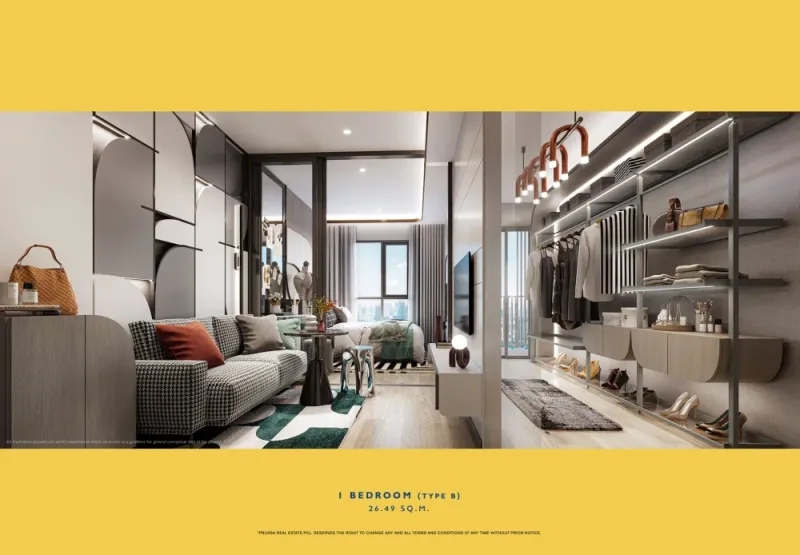 ขายดาวน์คอนโด Plum Condo New West บางใหญ่ 1 Bedroom 27 ตร.ม. Walk-in Closet มาจับมาจองเป็นเจ้าของด่วนๆ